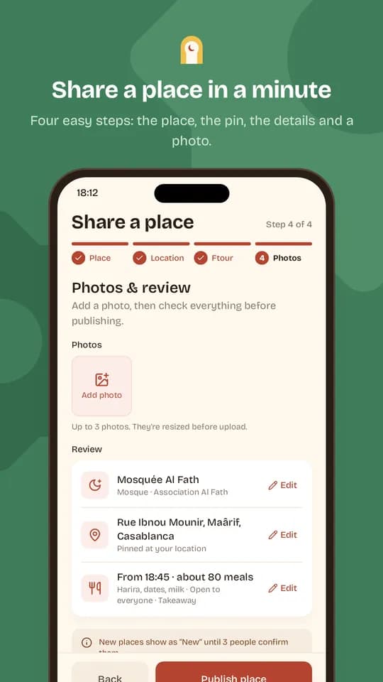 Aji Tfter: Share a new Ftour place